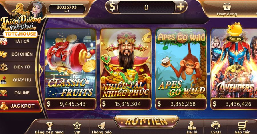 Game Nổ Hũ (Slots) tại stone27 cc